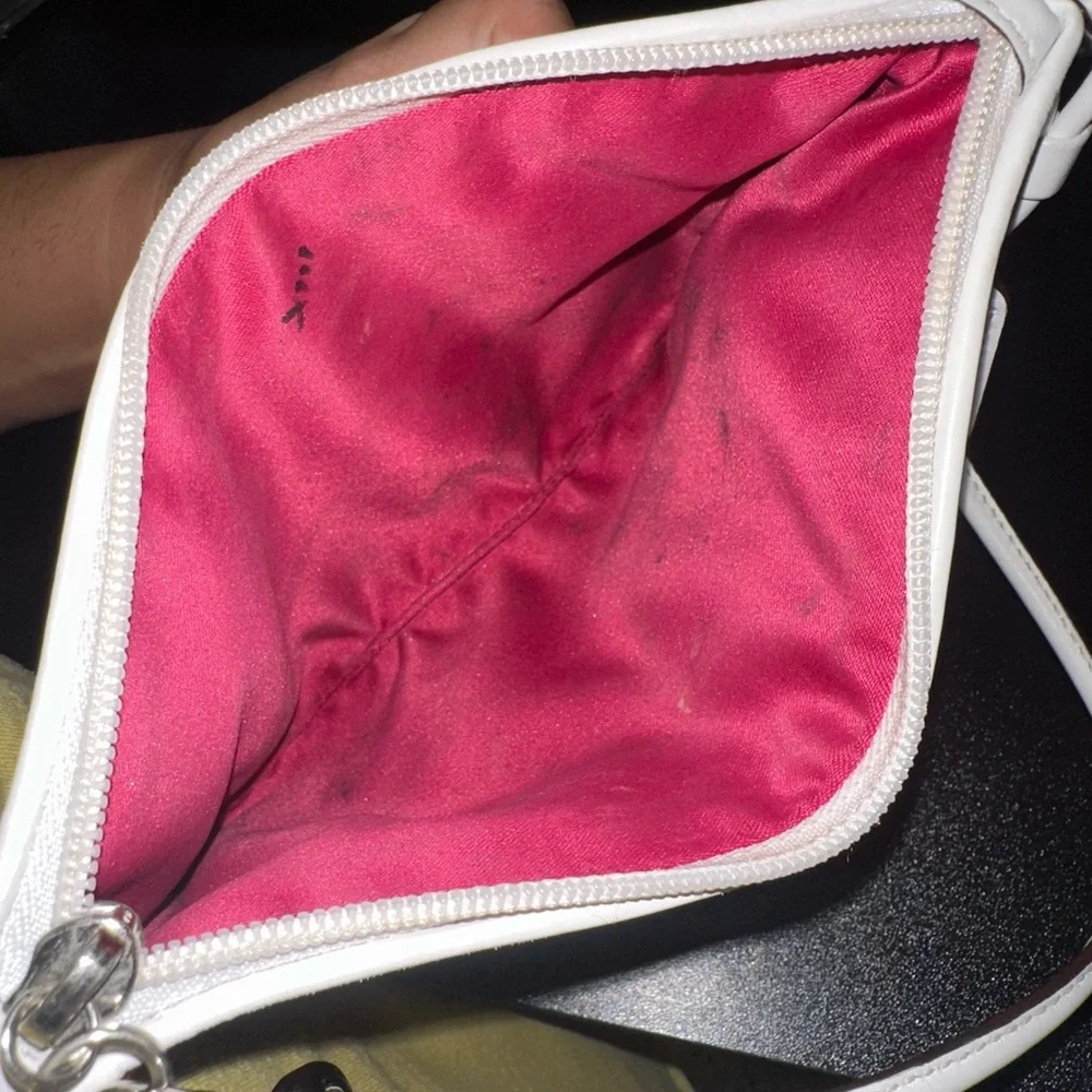 Vintage Coach Suede Patchwork Wristlet